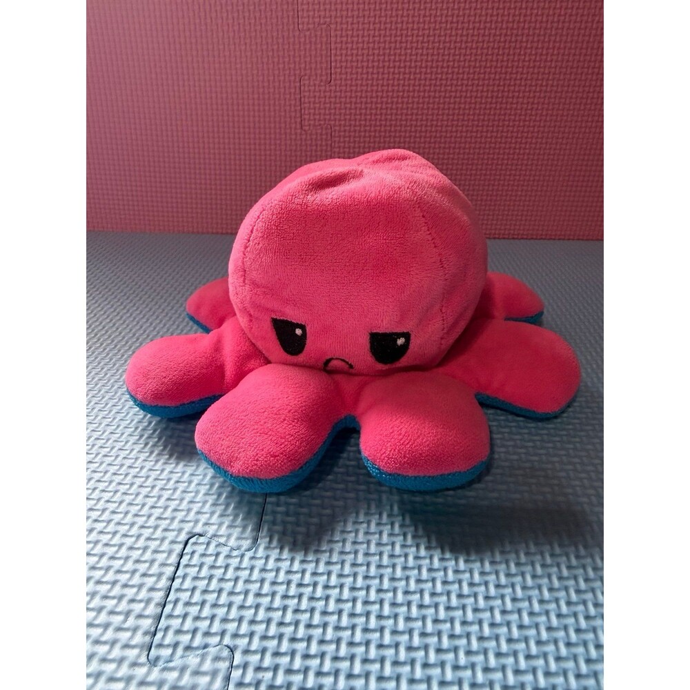 Tee Turtle Reversible Octopus Plushie Design Plush Blue/Pink Show Your Mood